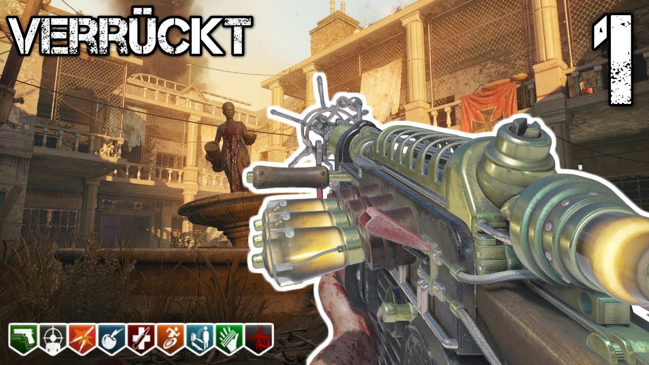 Call of Duty Black Ops III: “Verrückt” - Round 1 - 14 (Part 1 of 2 ...