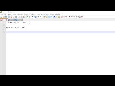 Integration tests vs Unit tests