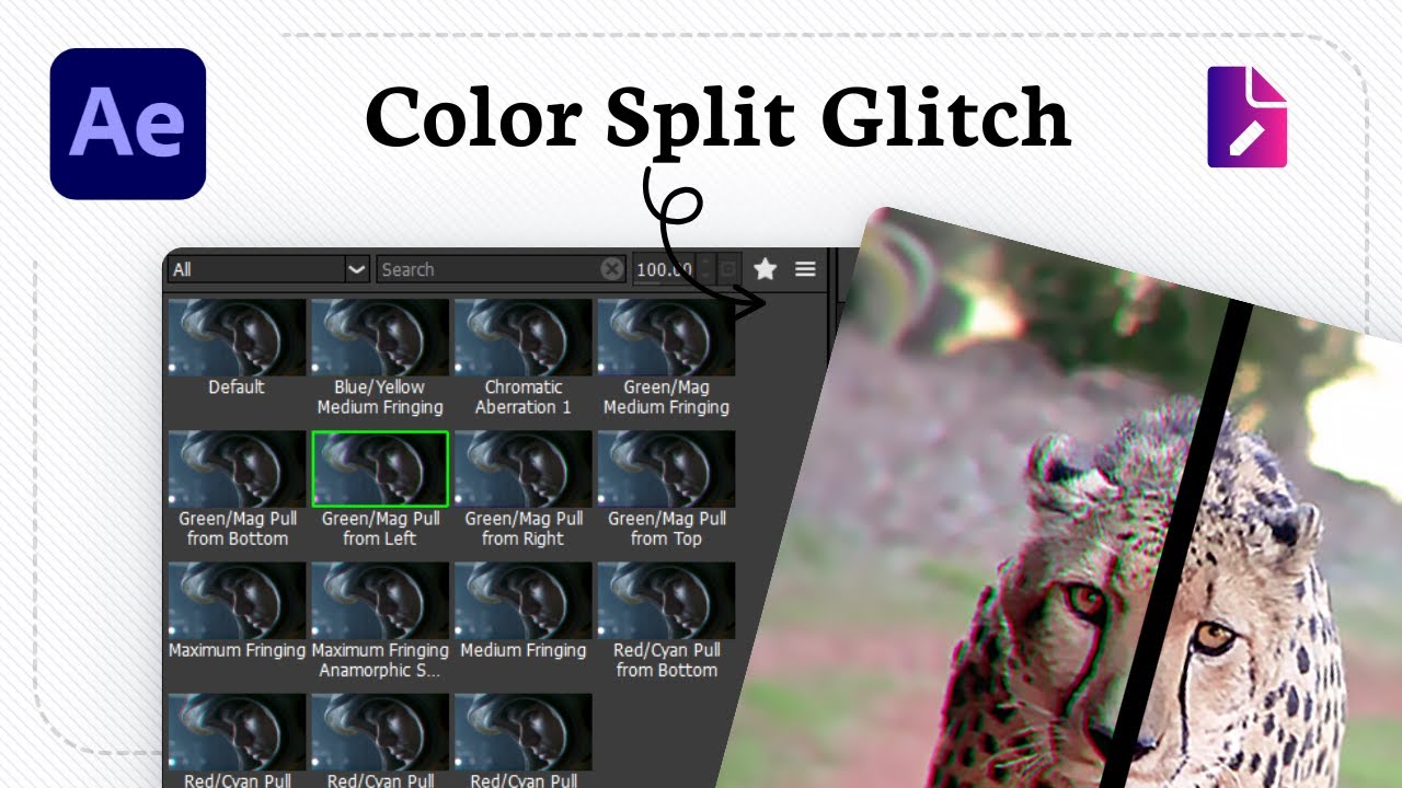 How to add chromatic aberration in After Effects - YouTube