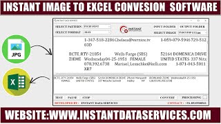 Accurate Image to Excel Converter or Conversion Software screenshot 4