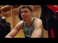 Hornets at Raptors: Tidjane Salaün Postgame Media Availability | 3/28/2025