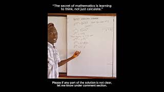 The Easy Way to Get Rid of Square Roots in Math Problems #shorts #viral