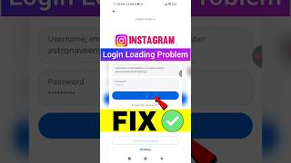 Fix Instagram login loading problem | fix Instagram login not working problem | insta not working