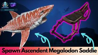 Ascendant and primitive Megalodon Saddle Spawn Command | Ark Survival Ascended