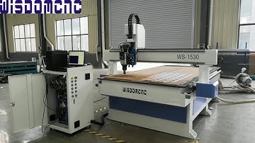 WS-1530 CNC Router with 9kw HSD spindle for plywood cutting