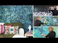 How to Stencil a Metallic Foil Wall Finish with Large Wall Stencils - Modello® Designs