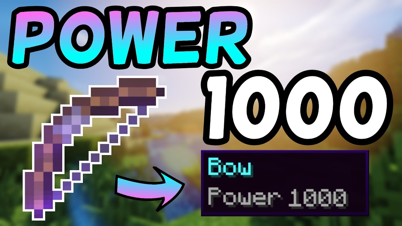 How To Get A Power 1,000 Bow In Minecraft 1.16! (2019) - YouTube