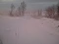 Hurricane-force winds near Anchorage, Alaska on Tuesday, Jan. 10, 2012