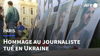 Paris: hommage à Frédéric Leclerc-Imhoff, journaliste tué en Ukraine | AFP