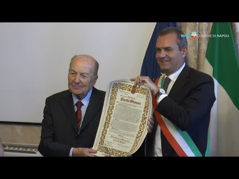 La cittadinanza onoraria di Napoli a Paolo Grossi