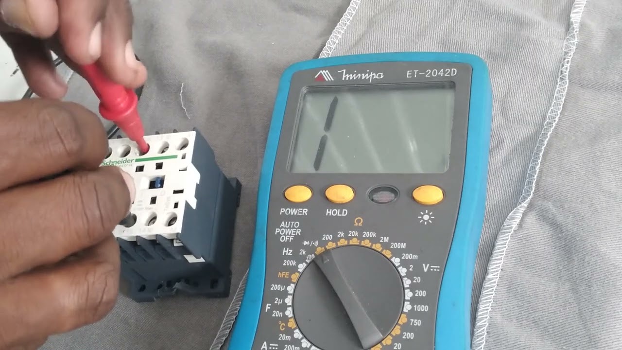 MANUTENÇÃO CORRETIVA TESTE DE CONTATOS DE CONTATORA / QUADRO DE COMANDO