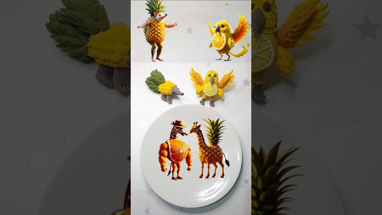 New Italian Brainrot Color Mixing 🦔🍍🐥🍍 Snooffi zeffirulli and perchello lemonchello