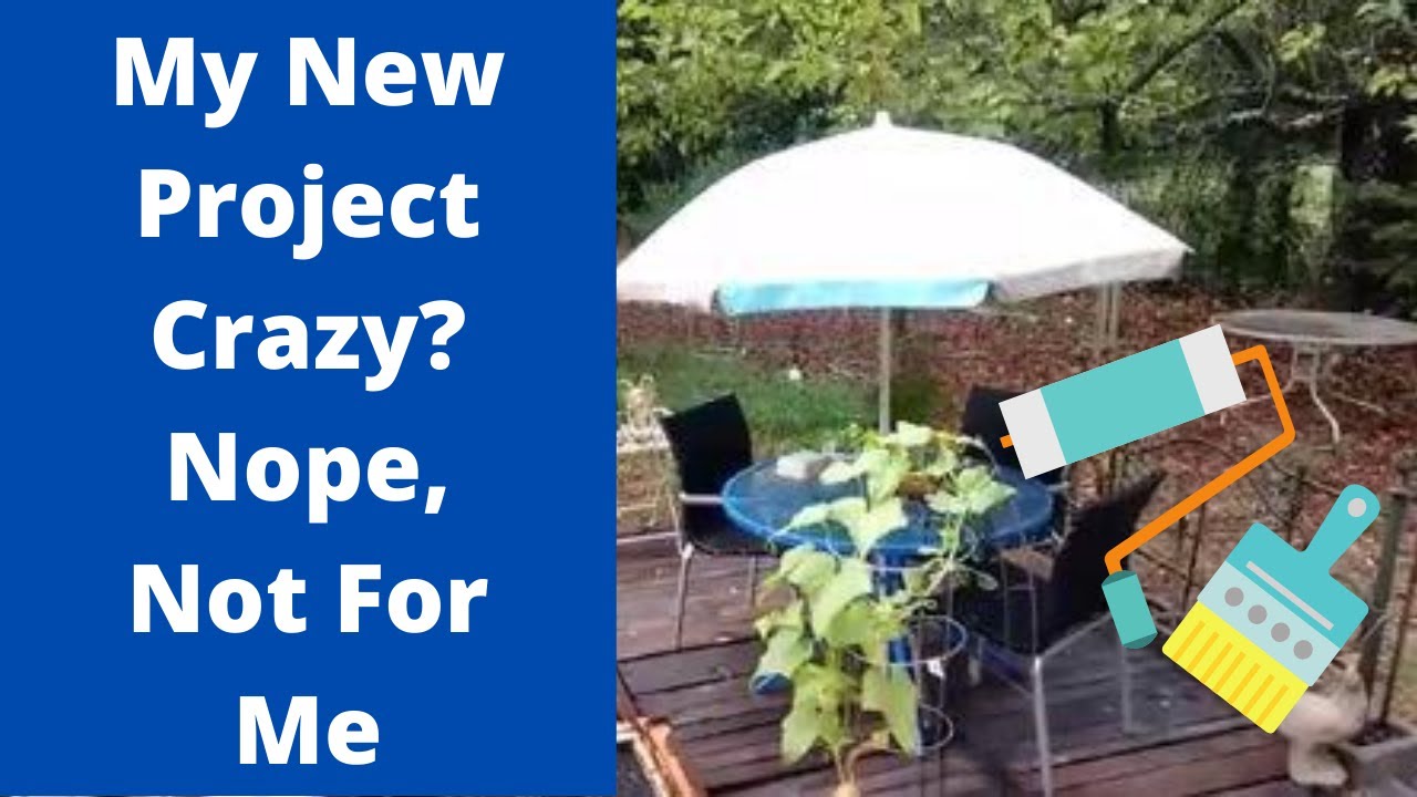 diy paint patio umbrella How to Paint Outdoor Fabric to Makeover an Old Umbrella