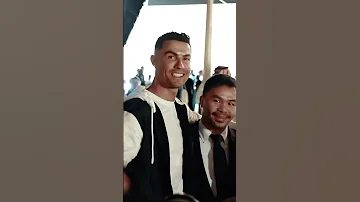 RONALDO and PACQUIAO meet for the first time. 📸