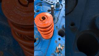 Satisfying Valve Spring Install 🧡 #automobile #mechanic #mechanical #engineering #skills #shorts