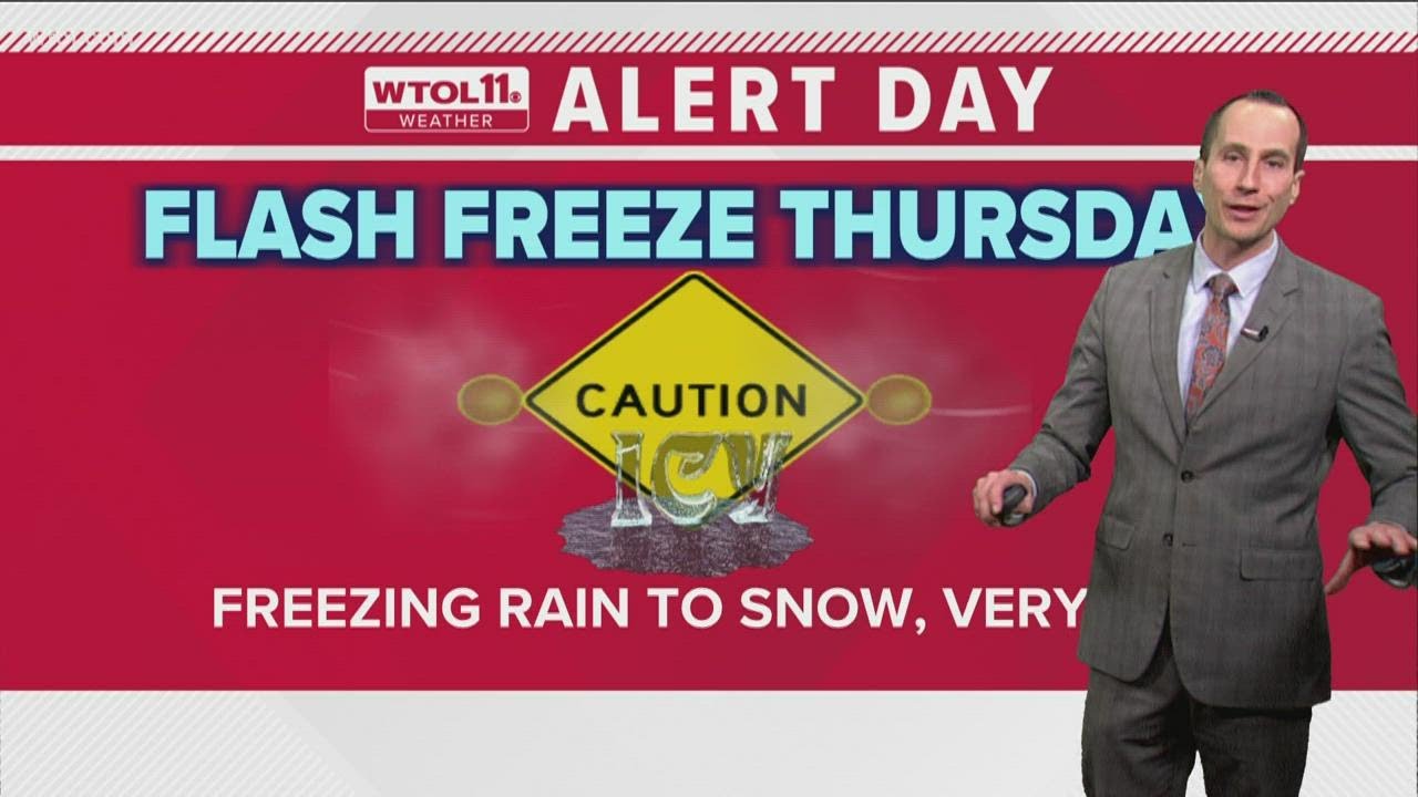 Warmup tomorrow, ALERT DAY Thursday for moderate rainfall, very icy conditions: WTOL 11 Weather 2/15