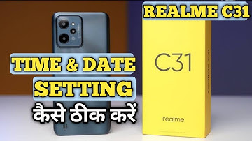 Realme C31 Time And Date Setting | How To Set Time And Date In Realme C31 | @akstech4u