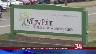 Staff Crisis Leads to Unit Closure at Willow Point