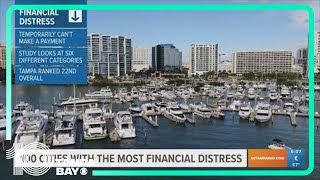 Tampa ranks as top 25 cities with the most financial distress
