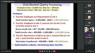 Celebrity ADM Chapter 9 Distributed Databases & Group 3 Presentation (20 April 2022) Profile