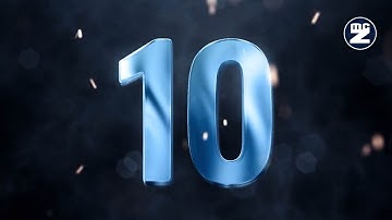 Cinematic Flame Countdown from 10 to GO! | Stunning Intro Animation | Countdown to START