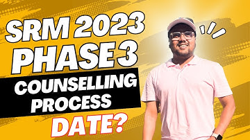 SRMJEEE Phase 3 Counselling 2023 ✅ | Preference Filling 🔥 | SRMJEEE Cutoff 2023 | SRMJEEE 2023