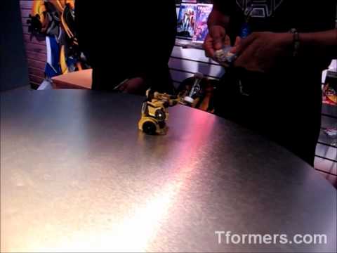 Toy Fair 2012 - Demonstration of Transformers Prime Remote Controlled Bumblebee