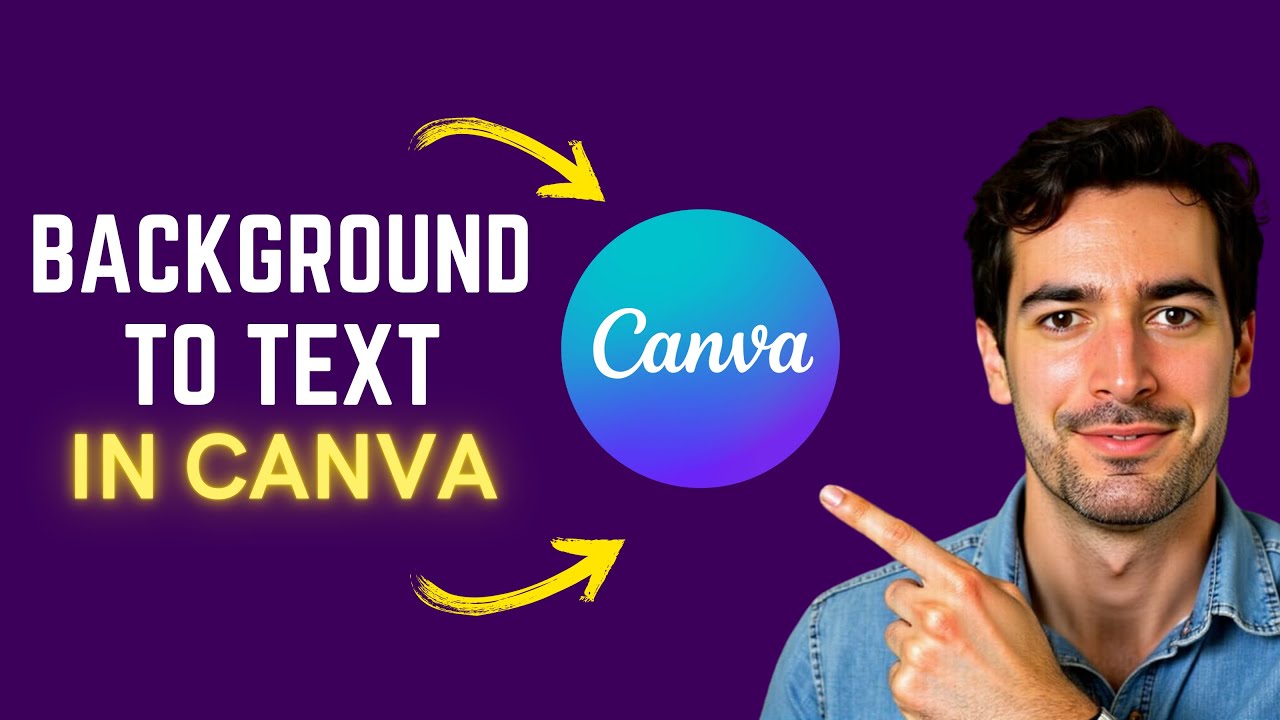 How To Add A Background To Text In Canva (QUICK Way) - YouTube