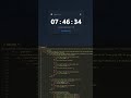⏰ Animated Digital Clock Design using HTML, CSS & JavaScript | Coding Shorts #coding #codingtutorial