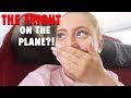 The fright of our lives on the plane!! *caught on camera* + the funniest vlog!!