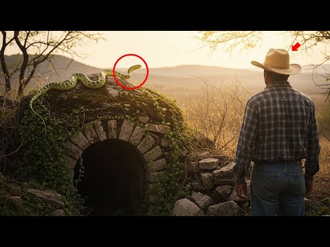 La serpiente aparecía siempre en la misma piedra y debajo había un túnel sellado desde 1880.
