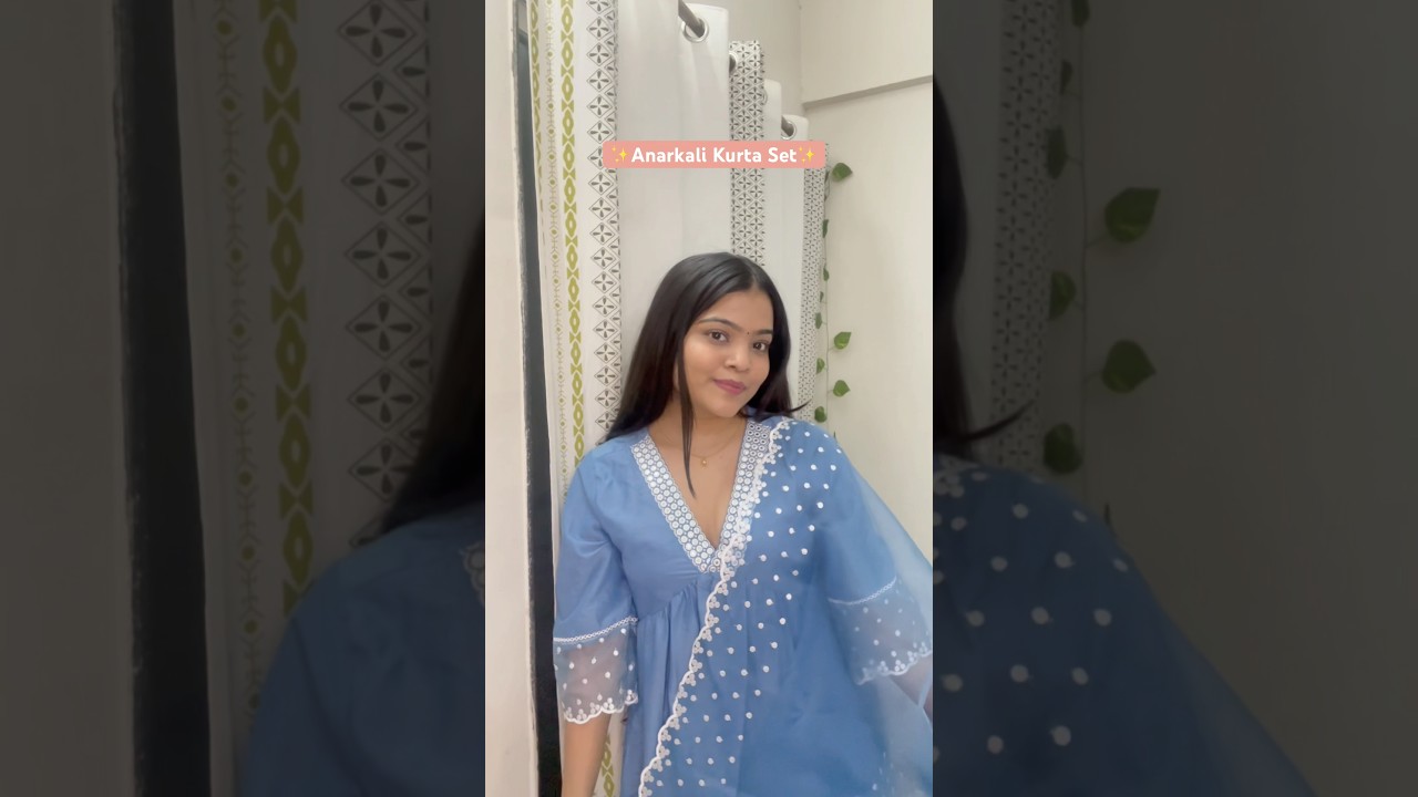 Ajio Anarkali Kurta Set ✨🫰🏻