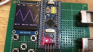 Test my tiny oscilloscope with AD9833 module