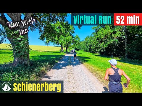 🏃‍♀️🏃‍♂️ Treadmill without music - beautiful nature | 🇩🇪 Virtual Run #137
