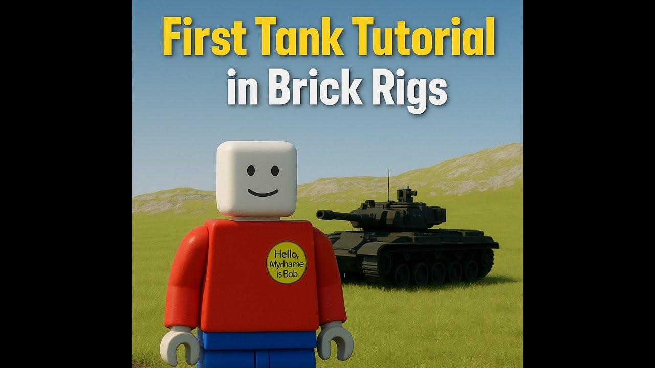 First Tank in Brick Rigs Tutorial - YouTube