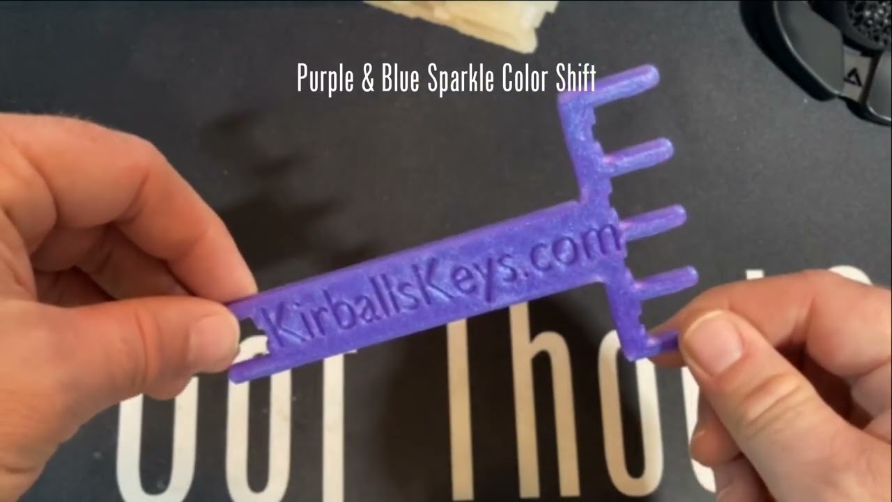 KirballsKeys.com Color Shift Plate Forks.  Mechanical Keyboard Building Tool.