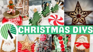 🎄Grab these CHEAP Dollar Tree items to make AMAZING Christmas DIY Decor! *ALL NEW Festive Projects!