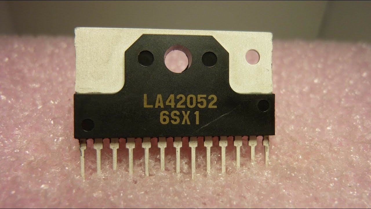 CÓMO PROBAR UN Circuito integrado LA7830 /LA7841 /LA42052 - YouTube