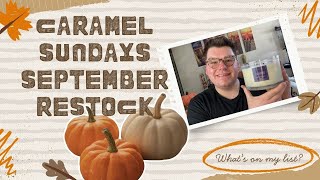 CARAMEL SUNDAYS SEPTEMBER RESTOCK | MY WISHLIST + TIPS