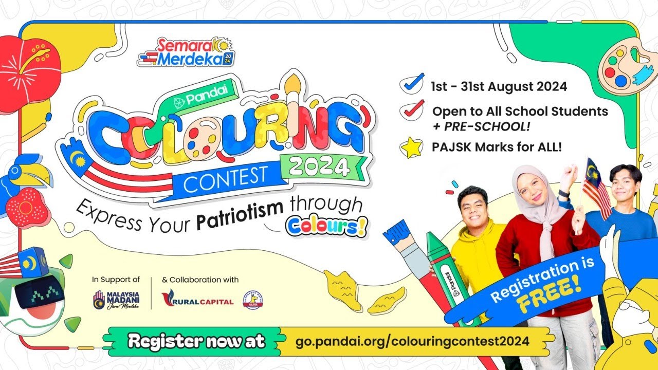 Pandai Colouring Contest 2024 (School Category): Tutorial and Q&A Minggu Terakhir! - YouTube