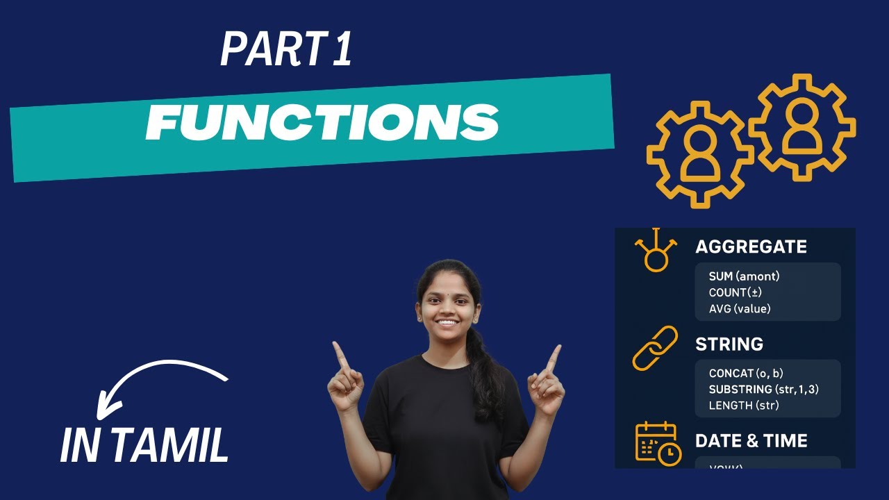 MySQL : FUNCTIONS in MySQL Part 1 - YouTube
