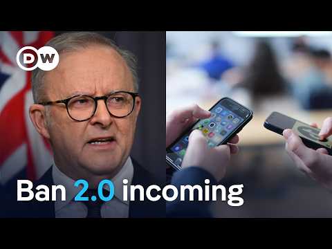 Australia to double down on big tech over social media ban on under-16s | DW News

Australian Prime Minister Anthony Albanese says "there are still too many children on social media," despite a pioneering ban. He wants to double fines on rule-breaking platforms.

#Australia #double #down #big #tech