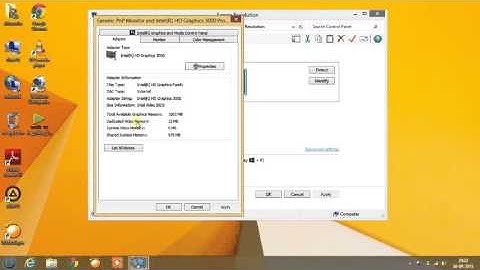 How to see graphics memory in windows 8.1