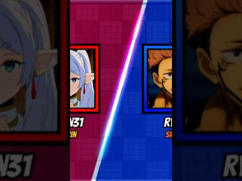 Sukuna vs frieren anime ball vs || Anime Ball duels