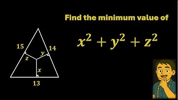 Surprising Use of Cauchy–Schwarz | 13–14–15 Triangle
