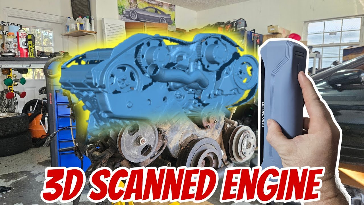 Turbo3D 自作PC② I 3D Scanned My Entire Twin Turbo 300ZX Engine - YouTube