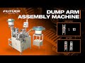 Dump arm assembly machineautomatic feeding turntable rotation product assembly