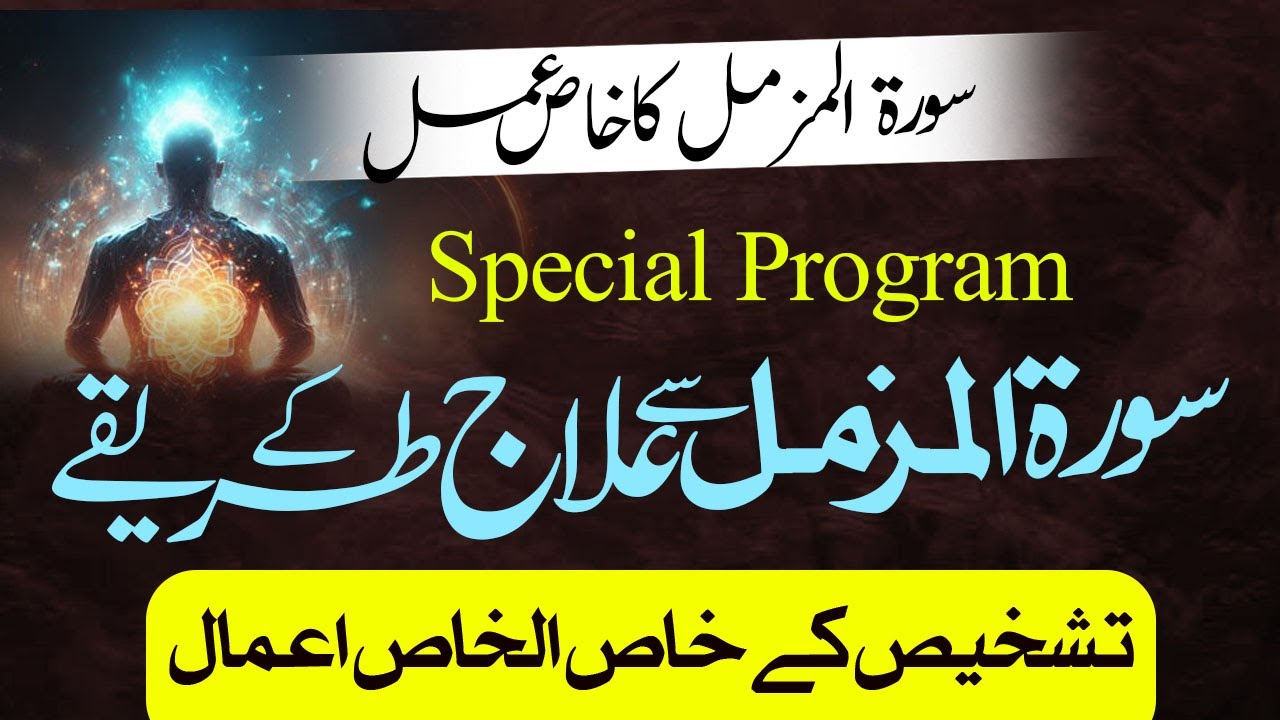 Surah Muzammil Se Rohani Ilaj k Tareeqay || سورۃ المزمل کے اعمال || सूरह अल-मुज़मल के कार्य