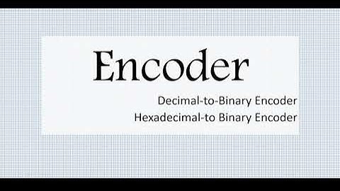 Encoder Circuit Explained | Decimal & Hex to Binary Encoder | Computer Hardware | ISC Class 12