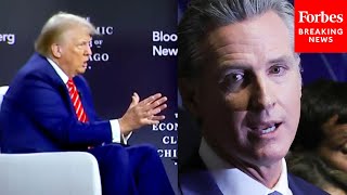 WATCH: Trump Responds To Moderator's Pushback For Calling Gavin Newsom 'New-Scum'
